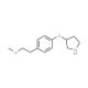 4-(2-Methoxyethyl)phenyl 3-pyrrolidinyl ether - chemical structure image