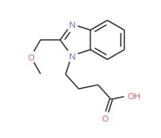 4-(2-Methoxymethyl-benzoimidazol-1-yl)-butyric acid - chemical structure image