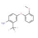 4-(2-Methoxyphenoxy)-2-(trifluoromethyl)aniline - chemical structure image