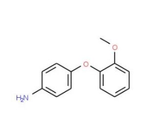 4-(2-methoxyphenoxy)aniline (CAS 13066-01-8) - chemical structure image