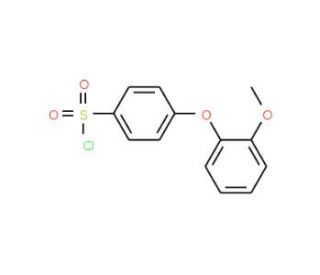 4-(2-Methoxyphenoxy)benzenesulphonyl chloride (CAS 690632-30-5) - chemical structure image