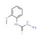4-(2-Methoxyphenyl)-3-thiosemicarbazide (CAS 40207-02-1) - chemical structure image