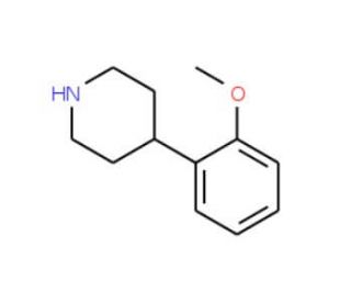 4-(2-Methoxyphenyl)piperidine (CAS 58333-75-8) - chemical structure image