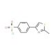 4-(2-Methyl-1,3-thiazol-4-yl)benzenesulphonyl chloride (CAS 852180-73-5) - chemical structure image