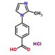 4-(2-Methyl-1H-imidazol-1-yl)benzoic acid hydrochloride (CAS 921938-78-5) - chemical structure image
