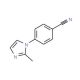 4-(2-Methyl-1H-imidazol-1-yl)benzonitrile (CAS 122957-50-0) - chemical structure image
