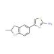 4-(2-Methyl-2,3-dihydro-benzofuran-5-yl)-thiazol-2-ylamine - chemical structure image