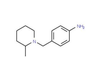 4-(2-Methyl-piperidin-1-ylmethyl)-phenylamine - chemical structure image