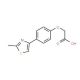 [4-(2-Methyl-thiazol-4-yl)-phenoxy]-acetic acid - chemical structure image