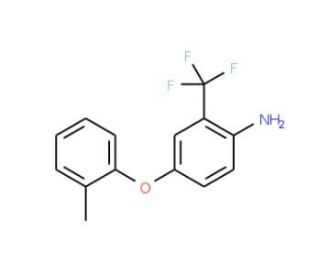 4-(2-Methylphenoxy)-2-(trifluoromethyl)aniline - chemical structure image