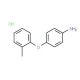4-(2-Methylphenoxy)aniline hydrochloride - chemical structure image