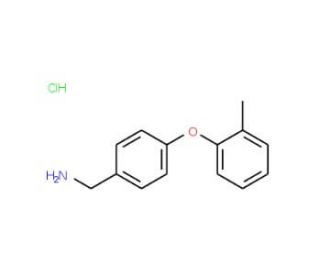 4-(2-Methylphenoxy)benzylamine hydrochloride - chemical structure image