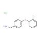 4-(2-Methylphenoxy)benzylamine hydrochloride - chemical structure image