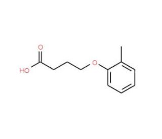 4-(2-methylphenoxy)butanoic acid (CAS 24331-07-5) - chemical structure image