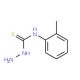 4-(2-Methylphenyl)-3-thiosemicarbazide (CAS 614-10-8) - chemical structure image