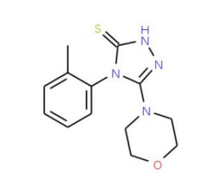 4-(2-methylphenyl)-5-morpholin-4-yl-4H-1,2,4-triazole-3-thiol - chemical structure image
