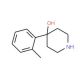 4-(2-Methylphenyl)piperidin-4-ol (CAS 83674-76-4) - chemical structure image