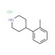 4-(2-Methylphenyl)piperidine hydrochloride (CAS 82212-02-0) - chemical structure image