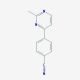4-(2-methylpyrimidin-4-yl)benzonitrile (CAS 874778-89-9) - chemical structure image
