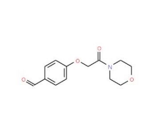 4-(2-Morpholin-4-yl-2-oxo-ethoxy)-benzaldehyde (CAS 30817-36-8) - chemical structure image