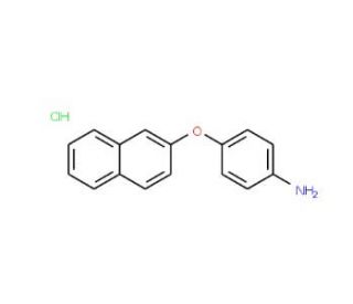 4-(2-Naphthyloxy)aniline hydrochloride - chemical structure image
