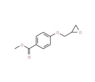 4-(2-Oxiranylmethoxy)benzoic Acid Methyl Ester (CAS 5535-03-5) - chemical structure image