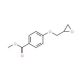 4-(2-Oxiranylmethoxy)benzoic Acid Methyl Ester (CAS 5535-03-5) - chemical structure image