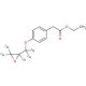 4-(2-Oxiranylmethoxy-d5)benzeneacetic Acid Ethyl Ester - chemical structure image