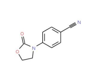 4-(2-oxo-1,3-oxazolidin-3-yl)benzonitrile - chemical structure image