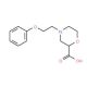 4-(2-Phenoxy-ethyl)-morpholine-2-carboxylic acid - chemical structure image