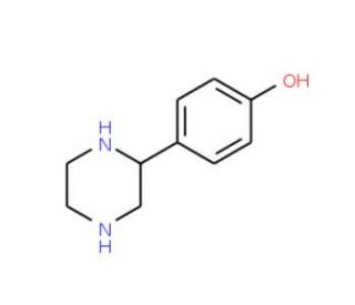 4-(2-Piperazinyl)phenol (CAS 783251-37-6) - chemical structure image