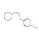 4-(2-Piperidin-1-yl-ethoxy)-phenylamine - chemical structure image