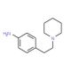 4-(2-Piperidin-1-yl-ethyl)-phenylamine (CAS 168897-21-0) - chemical structure image