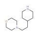 4-(2-piperidin-4-ylethyl)morpholine - chemical structure image