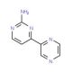 4-(2-Pyrazinyl)-2-pyrimidinamine (CAS 874792-15-1) - chemical structure image