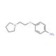 4-(2-Pyrrolidin-1-yl-ethoxy)-phenylamine (CAS 50609-01-3) - chemical structure image