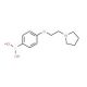 4-(2-(Pyrrolidin-1-yl)ethoxy)phenylboronic acid (CAS 226396-30-1) - chemical structure image