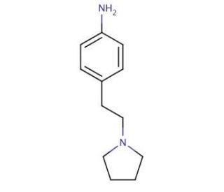 4-[2-(pyrrolidin-1-yl)ethyl]aniline (CAS 168897-20-9) - chemical structure image