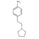 4-[2-(pyrrolidin-1-yl)ethyl]aniline (CAS 168897-20-9) - chemical structure image