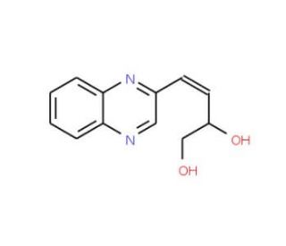 4-(2-Quinoxalinyl-3-butene-1,2-diol (CAS 127196-36-5) - chemical structure image