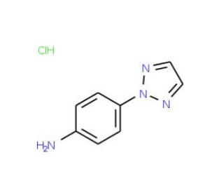 4-(2H-1,2,3-triazol-2-yl)aniline hydrochloride - chemical structure image