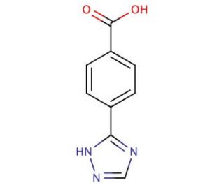 4-(2H-[1,2,4]Triazol-3-yl)-benzoic acid (CAS 876715-40-1) - chemical structure image