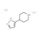 4-(2H-Pyrazol-3-yl)-piperidine dihydrochloride - chemical structure image
