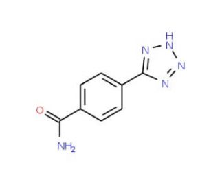 4-(2H-tetrazol-5-yl)benzamide - chemical structure image