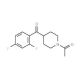 4-(2′,4′-Difluorobenzoyl)-1-acetylpiperidine (CAS 84162-82-3) - chemical structure image