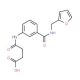 4-(3-{[(2-Furylmethyl)amino]carbonyl}anilino)-4-oxobutanoic acid - chemical structure image