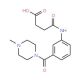 4-{3-[(4-Methyl-1-piperazinyl)carbonyl]anilino}-4-oxobutanoic acid - chemical structure image