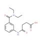 4-{3-[(Diethylamino)carbonyl]anilino}-4-oxobutanoic acid - chemical structure image
