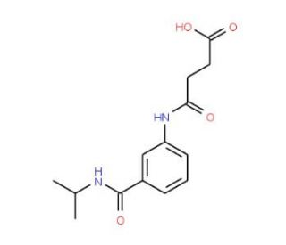 4-{3-[(Isopropylamino)carbonyl]anilino}-4-oxobutanoic acid - chemical structure image