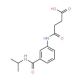 4-{3-[(Isopropylamino)carbonyl]anilino}-4-oxobutanoic acid - chemical structure image